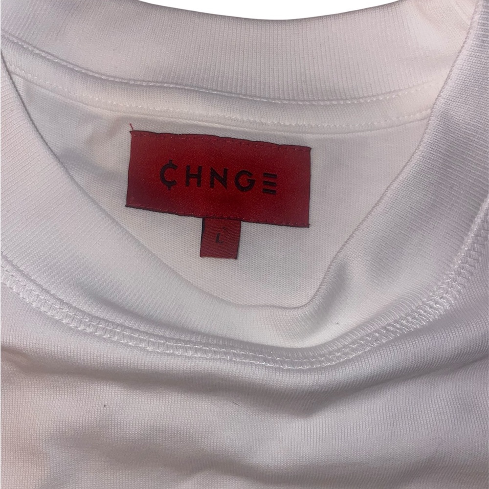 CHANGE Free Palestine S/S T-Shirt (White) Men’s Large - Picture 3 of 6